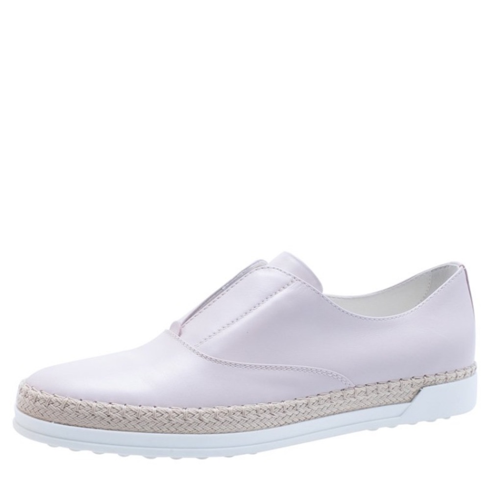Tod’s Leather Espadrille Sneaker